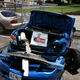 Illustration for article titled Subaru STI Hits Two Trees At Speed, Flips Twice, Everyone Survives!